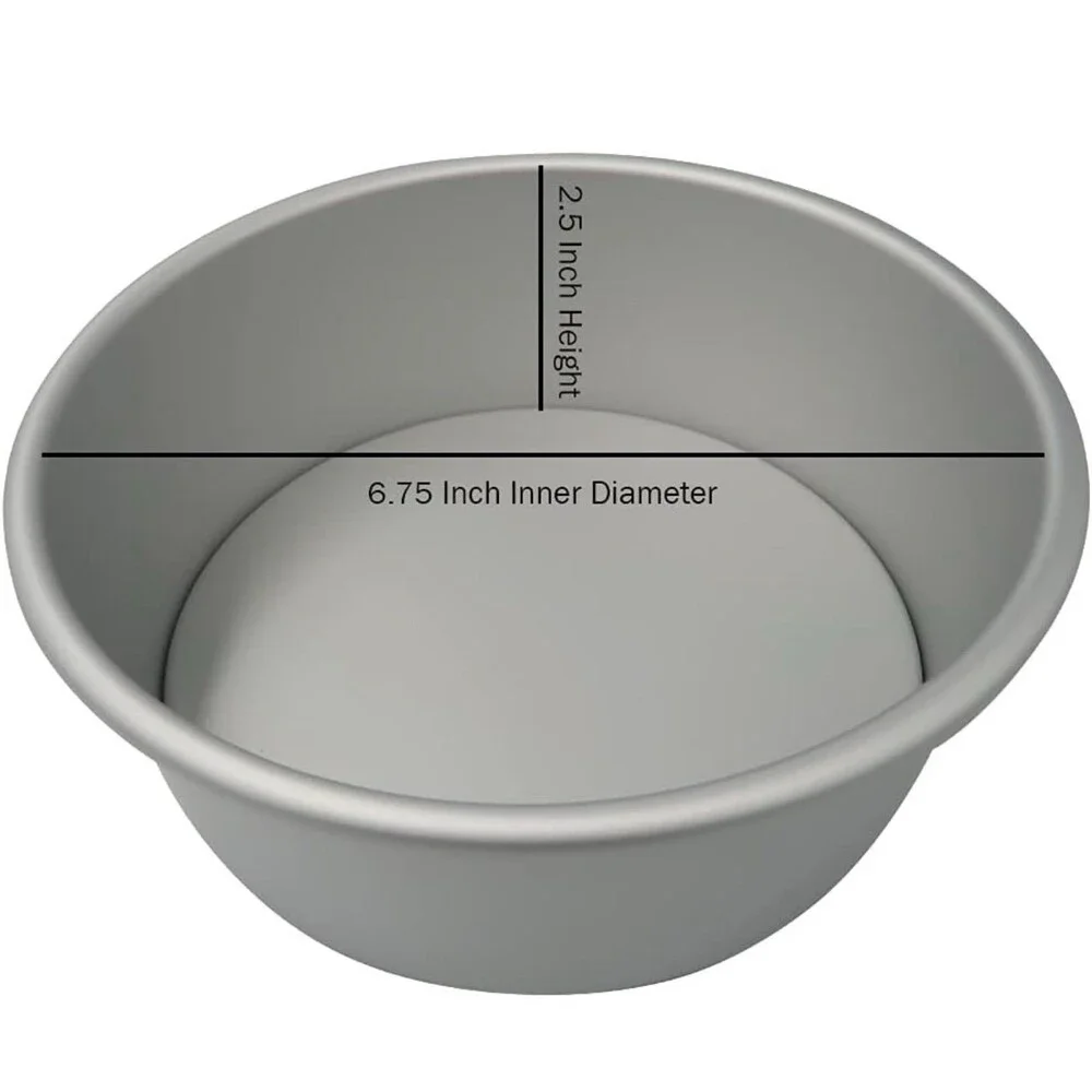 6.75 Inch Round Bake Pan w Removable Bottom